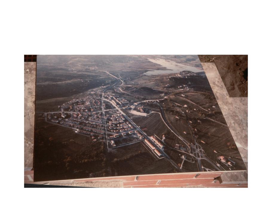 foto aerea del nuovo insediamento alla fine degli anni '80